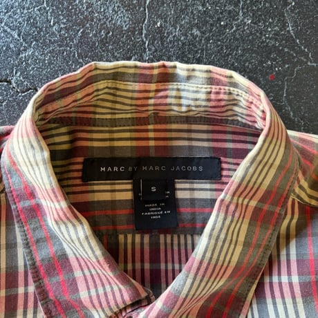 ”MARC JACOBS” CHECK COTTON SHIRT [S-4147]