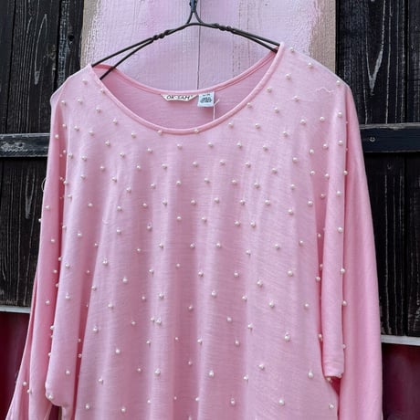 PEARL BEADS CUT&SEWN [S-1074]