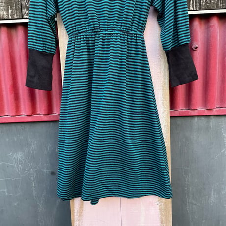 80’S BORDER DESIGN DRESS [S-8915]