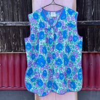 FLOWER SMOCK VEST [S-3572]