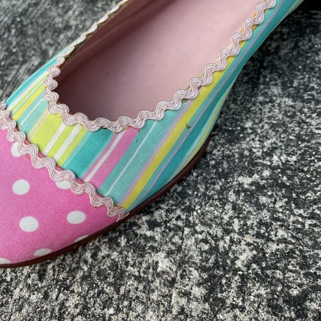" Lilly Pulitzer" DESIGN FLAT SHOES 25.5㎝ [S-4317]
