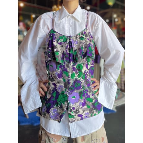 ART FLOWER CAMISOLE [S-0137]
