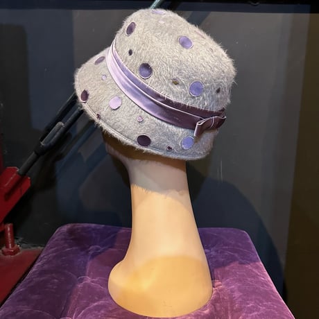 60’S DOT WOOL HAT [S-3027]