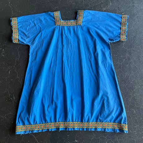 80’S ETHNIC LONG DRESS [S-1186]