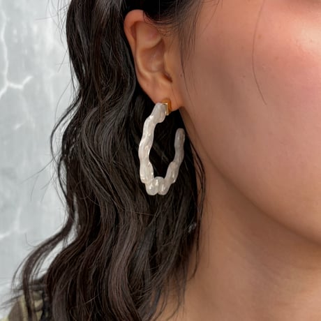 SHELL HOOP PIERCE [S-5284]