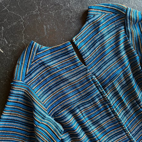 60'S METALLIC BORDER TOPS [S-0762]