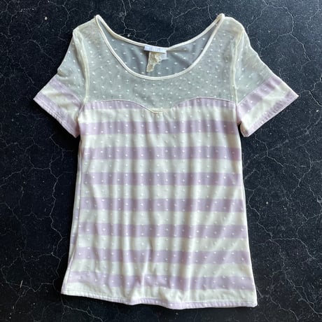 BORDER×LACE TOPS [S-3445]