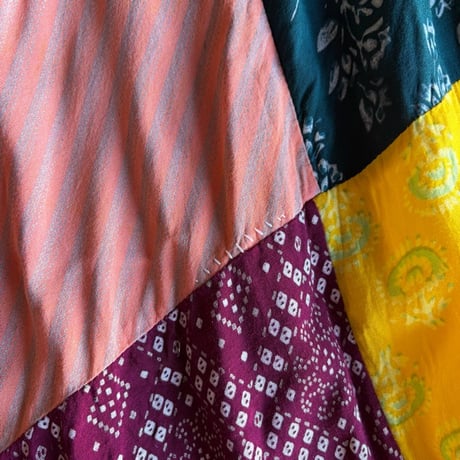 PATCHWORK DRESS [S-4194]