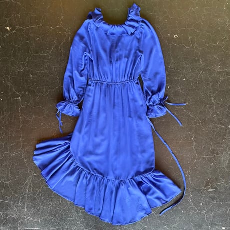 FRILL SHEER ASYMMETRY DRESS [S-3833]