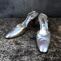 60’S METALLIC DESIGN PUMPS 23.5cm [S-4405]