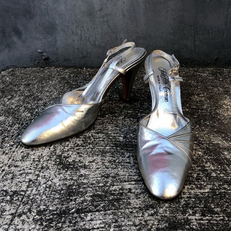 60’S METALLIC DESIGN PUMPS 23.5cm [S-4405]