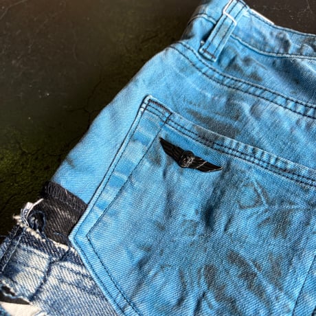 DYED PLEATS SKIRT BELT [S-4372]