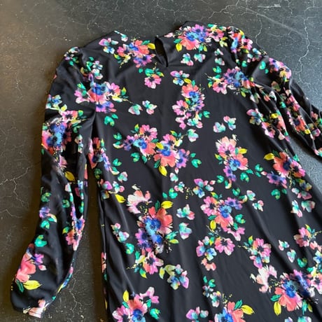 FLOWER MESH SHEER DRESS [S-2525]