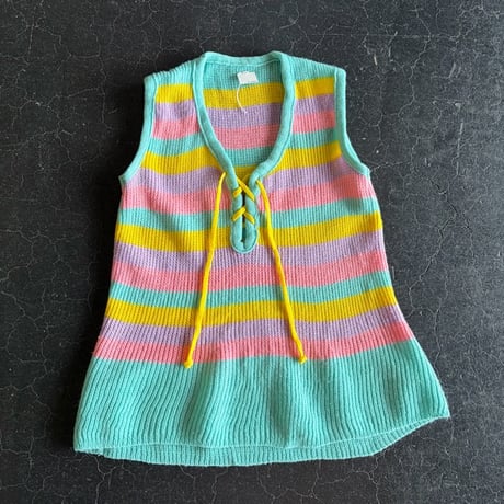 70'S BORDER N/S KNIT [S-0663]