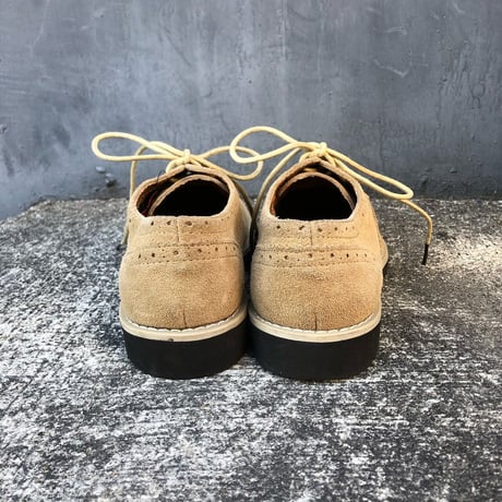 SUEDE WINGTIP LACEUP SHOES 25.0㎝ [S-4480]