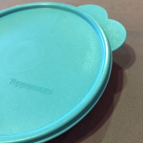 "TUPPERWARE" GREEN×PURPLE CANISTER [J-269]