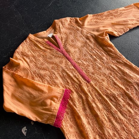 INDIA EMBREIDERY KULTA DRESS [S-1204]
