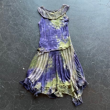 90’S LACE OVER DYE DRESS [S-3920]