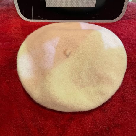SMOKE PINK WOOL BERET [S-8143]