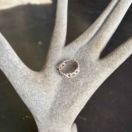 SILVER 925 HEART RING [S-4323]