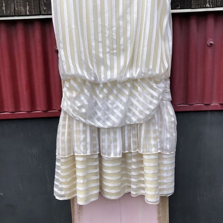 70~80'S STRIPE DESIGN DRESS [S-3380]