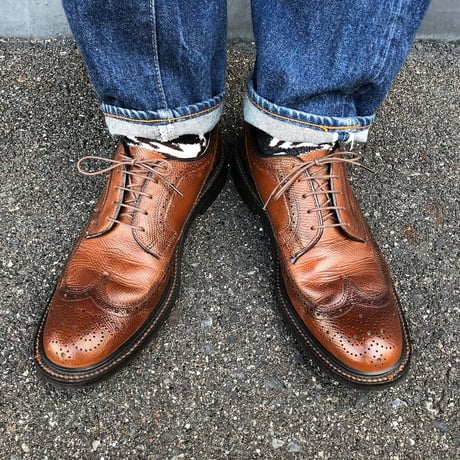 "STUART McGUIRE" LEATHER WING TIP SHOES 27.5㎝ [HP-1966]