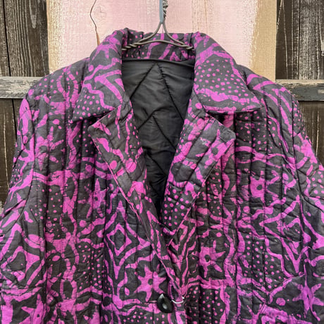 AFRICANBATIK QUILTING JACKET [S-5367]