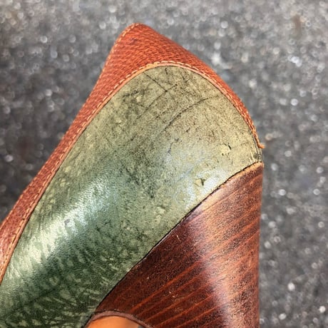 "CASADEI" LEATHER PUMPS 23.5㎝ [S-4240]