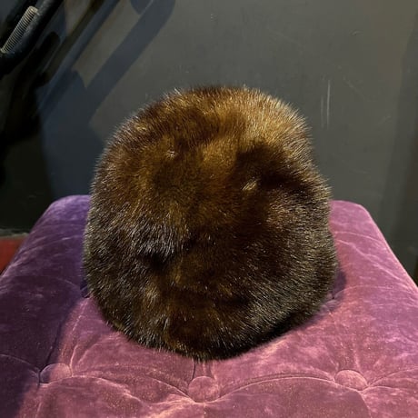60’S MINK FUR CAP [S-4313]