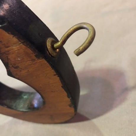 KEY MOTIF WOOD KEY HOOK [J-215]