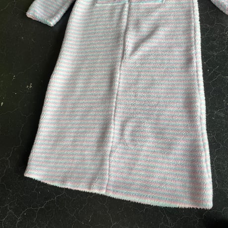 80’S FANCY BORDER FLEECE DRESS [S-1160]