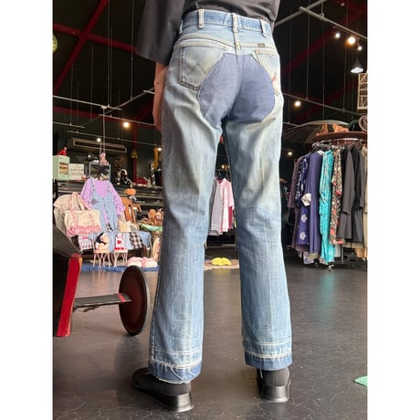 70'S Wrangler REPAIR DENIM PANTS [S-3598]