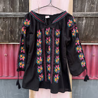 EMBROIDERY COTTON BLOUSE [S-7201]