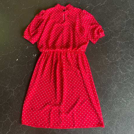 80’S DOT SHEER DRESS [S-3272]