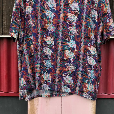 PAISLEY&FLOWER RAYON BLOUSE [S-2354]
