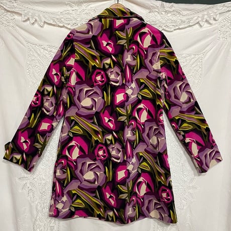 "MISSONI for TARGET" FLOWER VELOUR COAT [S-3265]