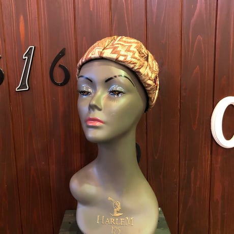 60’S FABRIC TOQUE HAT [S-3347]