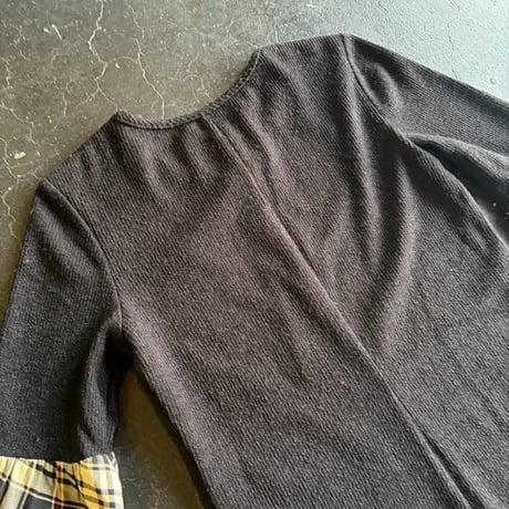 CHECK×KNIT DRESS [S-1080]