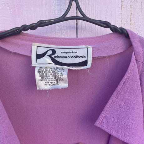 70’S FRILL DESIGN DRESS [S-2016]