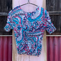 PATTERN POPCORN TOPS [S-7496]