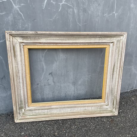 Vintage WOOD PICTURE FRAME [J-0004]