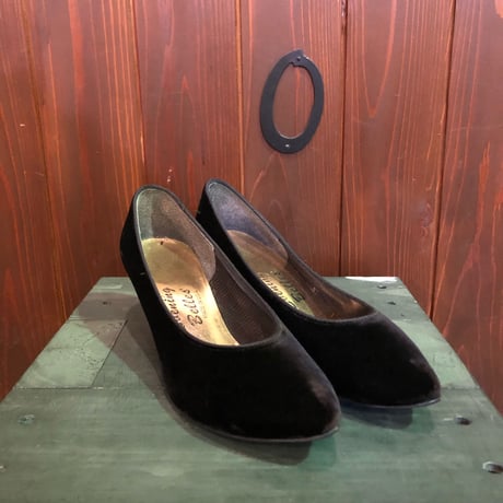 VELOUR PUMPS 24.5cm [S-3230]