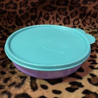 "TUPPERWARE" GREEN×PURPLE CANISTER[J-271]