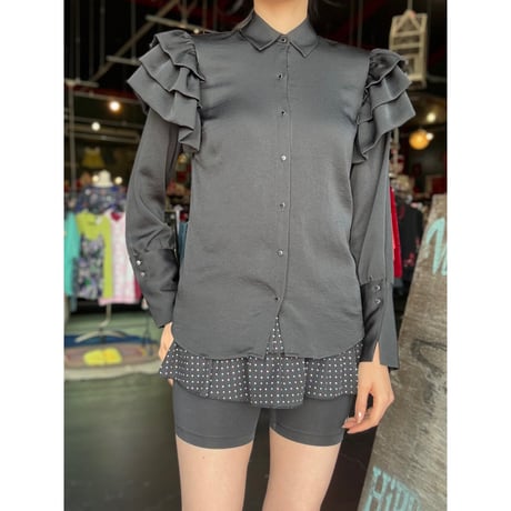 FRILL SLEEVE BLOUSE [S-3334]