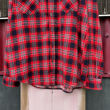 80’S CHECK FLANNEL SHIRT [S-7594]