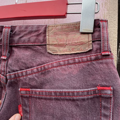 VINTAGE LEVIS OVERDYE DENIM PANTS [S-1725]
