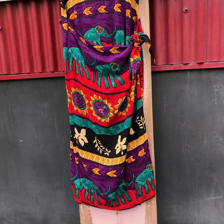 ETHNIC PRINT LAP DESIGN DRESS [S-2991]