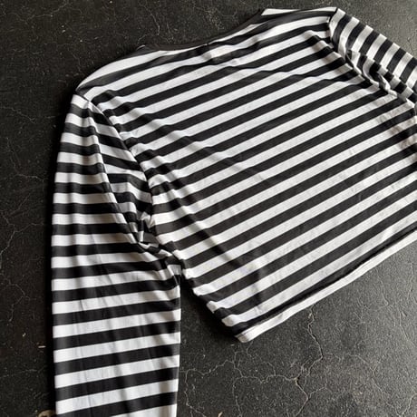 BORDER SHEER TOPS [S-3302]