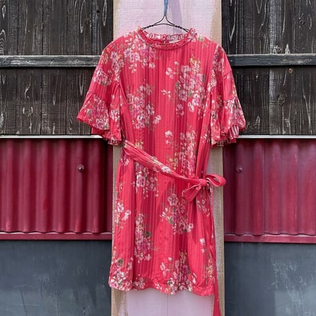 FLOWER FRILL BLOUSE [S-6114]