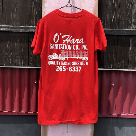 80’S BACK PRINT POCKET TEE [S-0113]